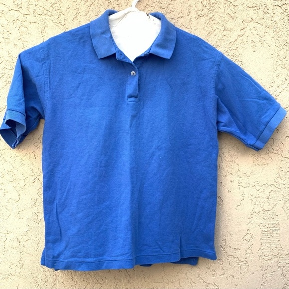 L.L. Bean Tops - Vintage 90s LL Bean Double L Polo Shirts Women's Size M- L / MADE IN USA /faded